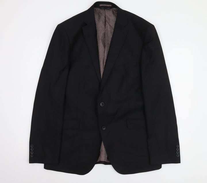 Marks and Spencer Men's Black Suit Jacket 2XL