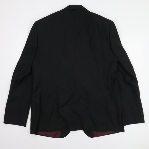 Marks and Spencer Men's Black Suit Jacket 2XL