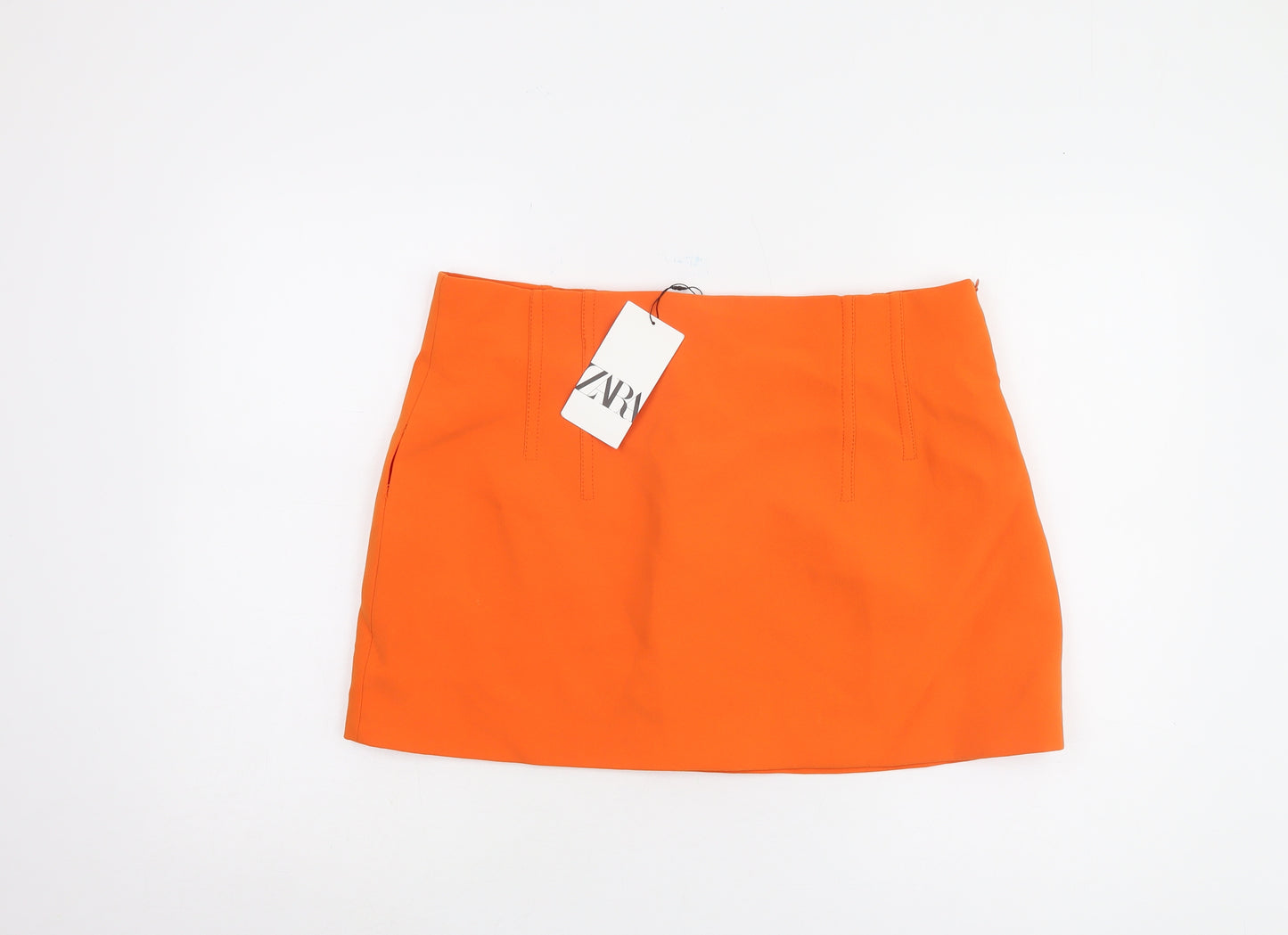 Zara Women's Orange Short Skirt XL