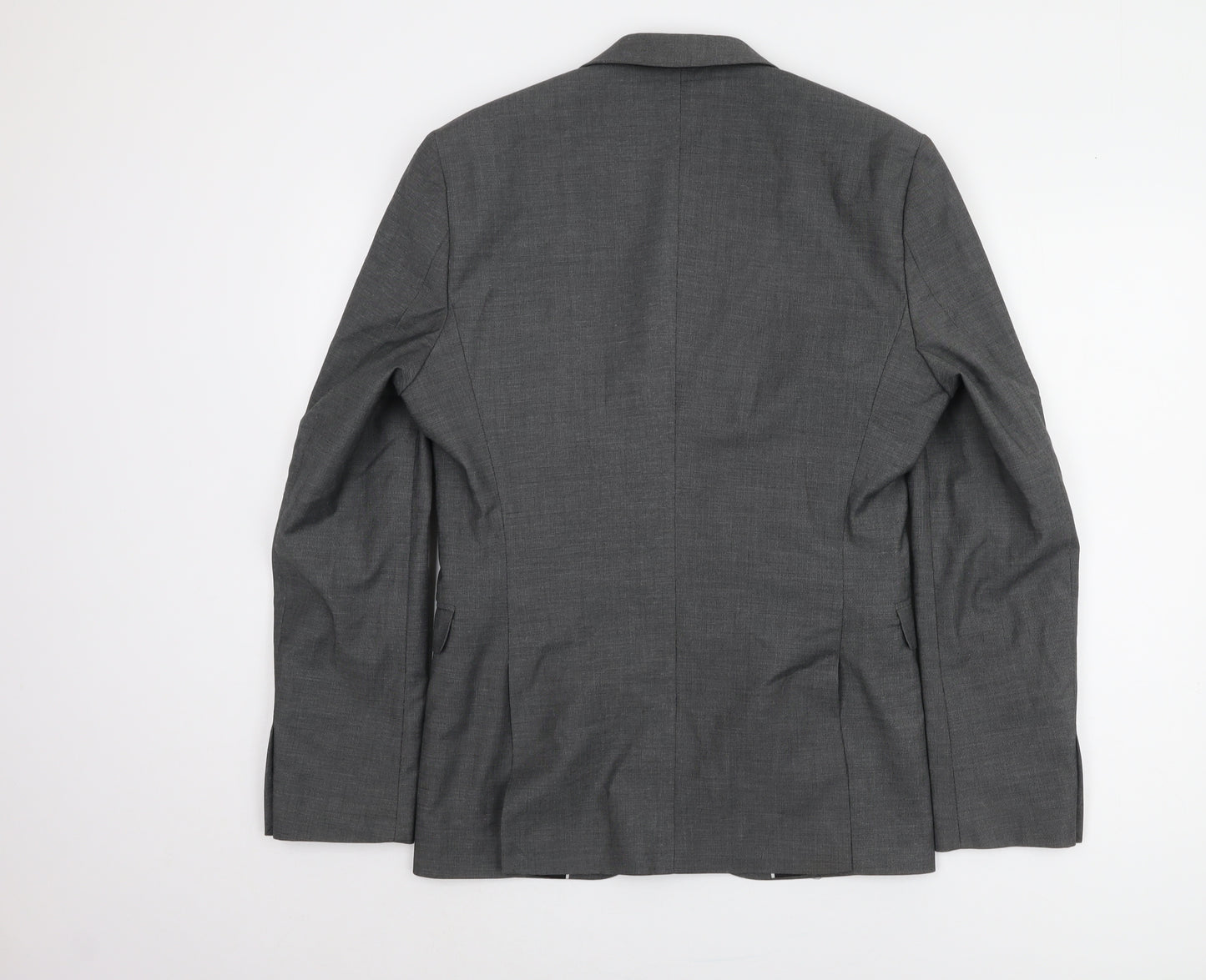 H&M Men's Grey Regular Fit Blazer, Size 36R