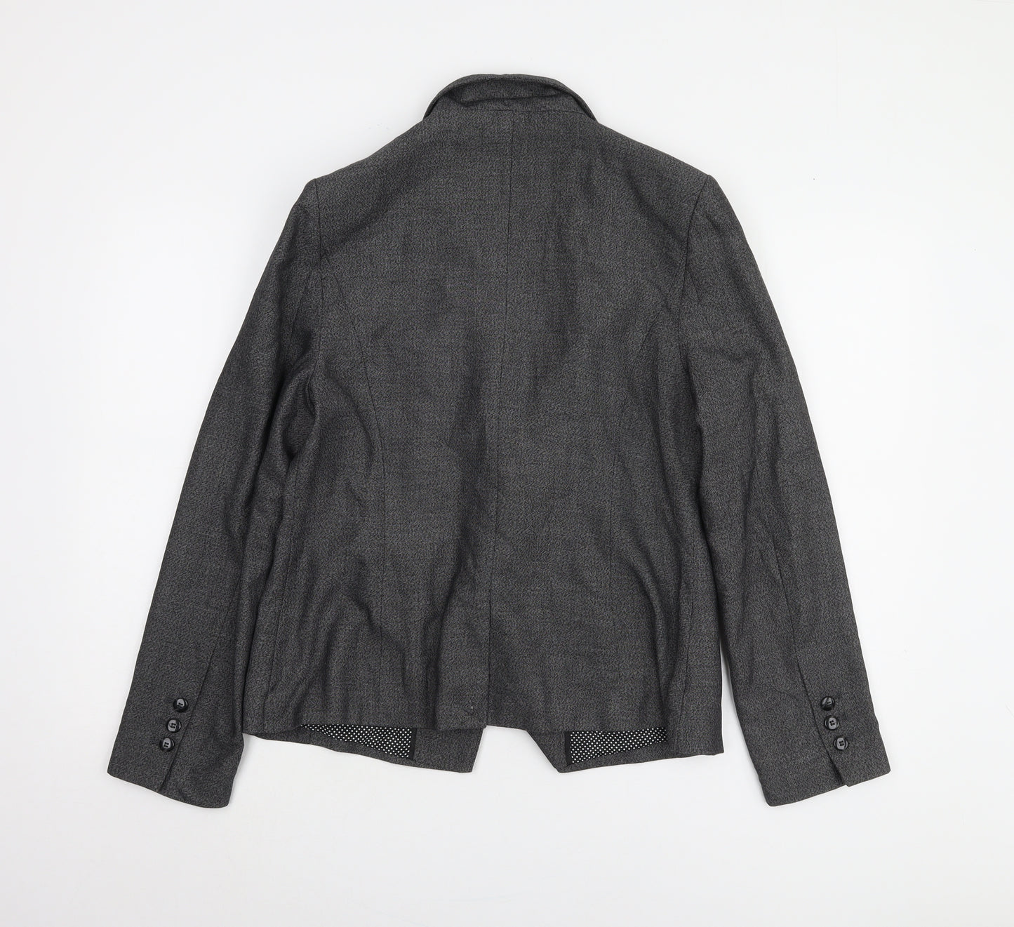 Next Women's Grey Blazer Size 14, Lined Workwear Essential