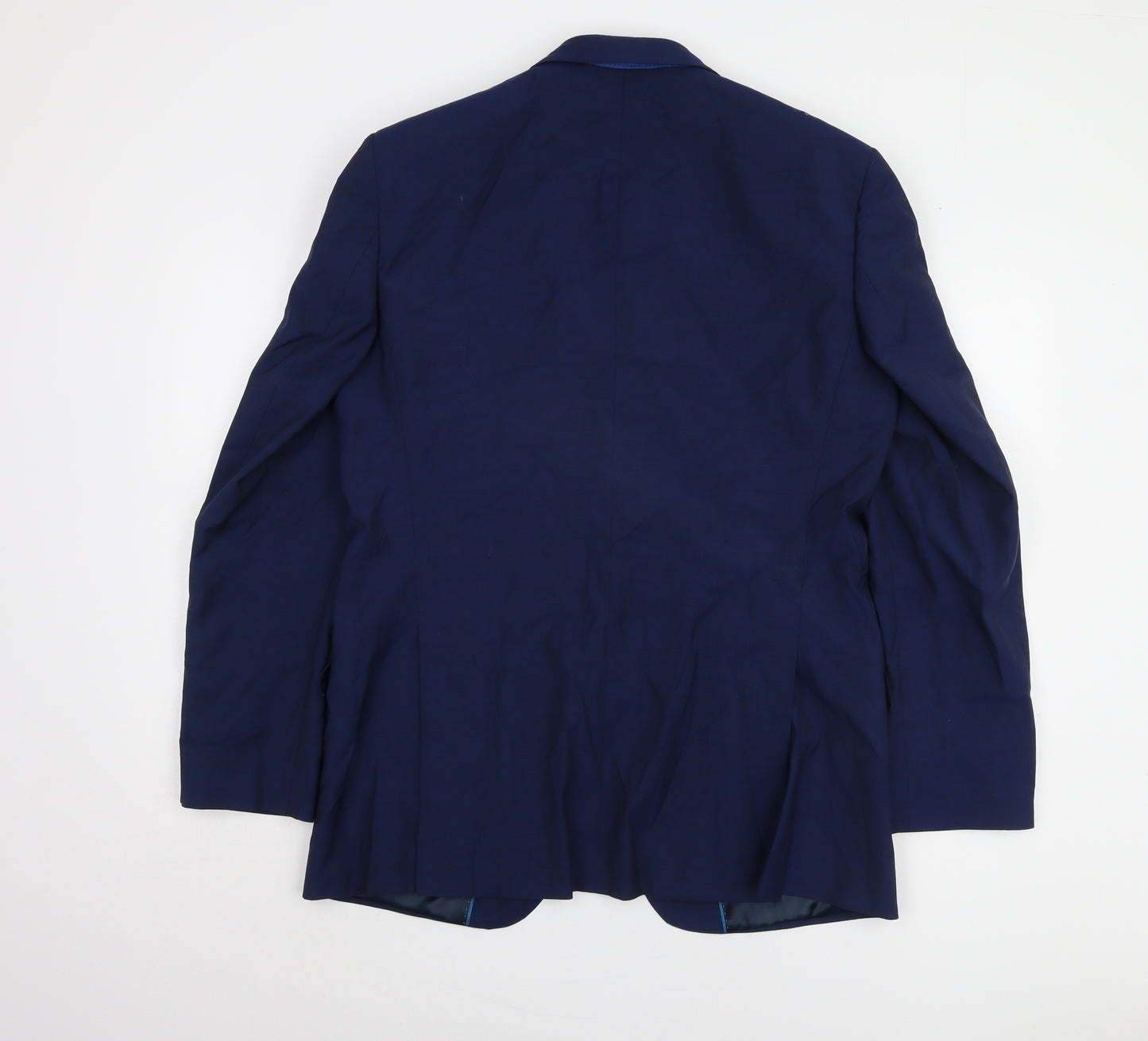 Marks and Spencer Men's Blue Wool Blazer 40