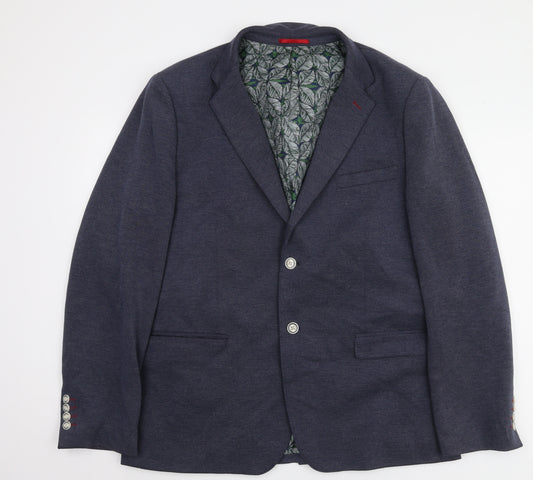 Feraud Men's Blue Blazer Size 46 Jacket