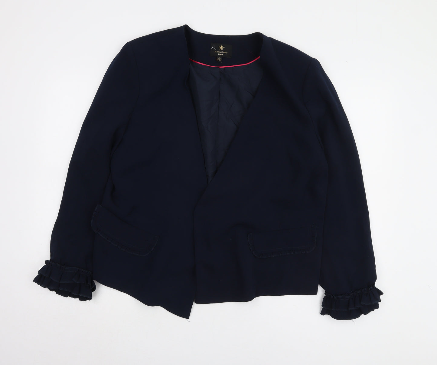 Massimo Fabbro Women's Blue Blazer Size 16