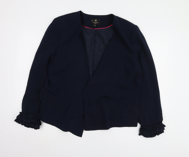 Massimo Fabbro Women's Blue Blazer Size 16