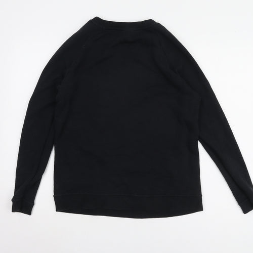 Nike Women's Black Sweatshirt Size S Cotton Blend