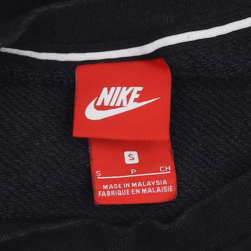 Nike Women's Black Sweatshirt Size S Cotton Blend