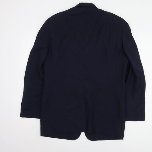 Pal Zileri Men's Blue Regular Fit Blazer Jacket