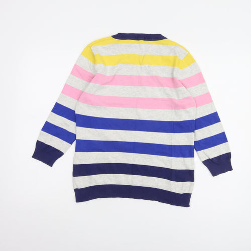 Jessica Graaf Women's Multicoloured Stripe Pullover Jumper