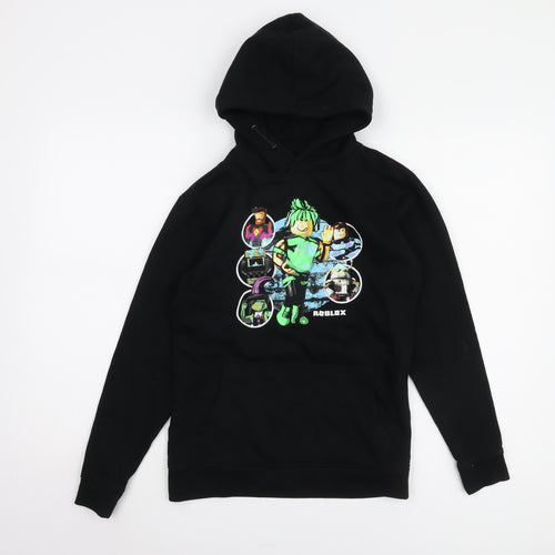 Roblox Boys Black Pullover Hoodie 12-13 Years