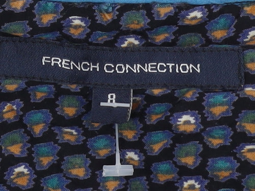 French Connection Women's Blouse Size 8 Multi Geometric Tunic