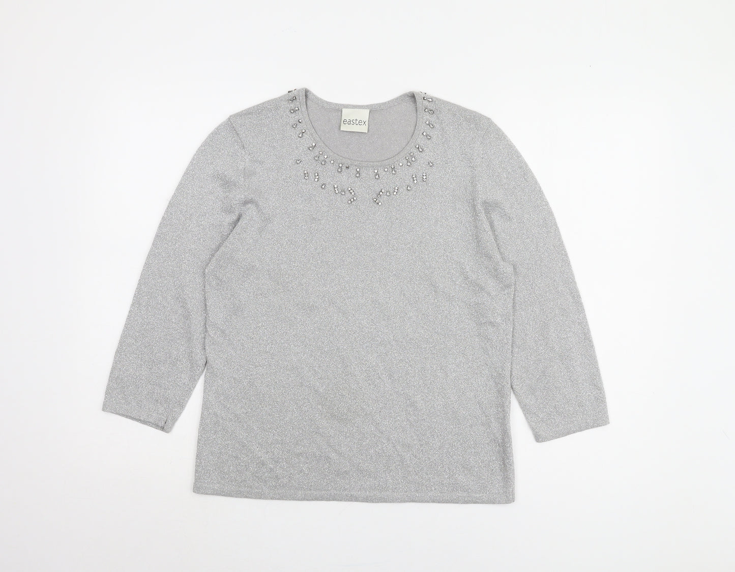 Eastex Women's Grey Pullover Jumper Size 12