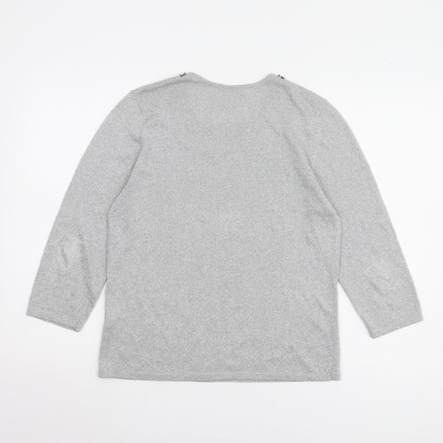 Eastex Women's Grey Pullover Jumper Size 12