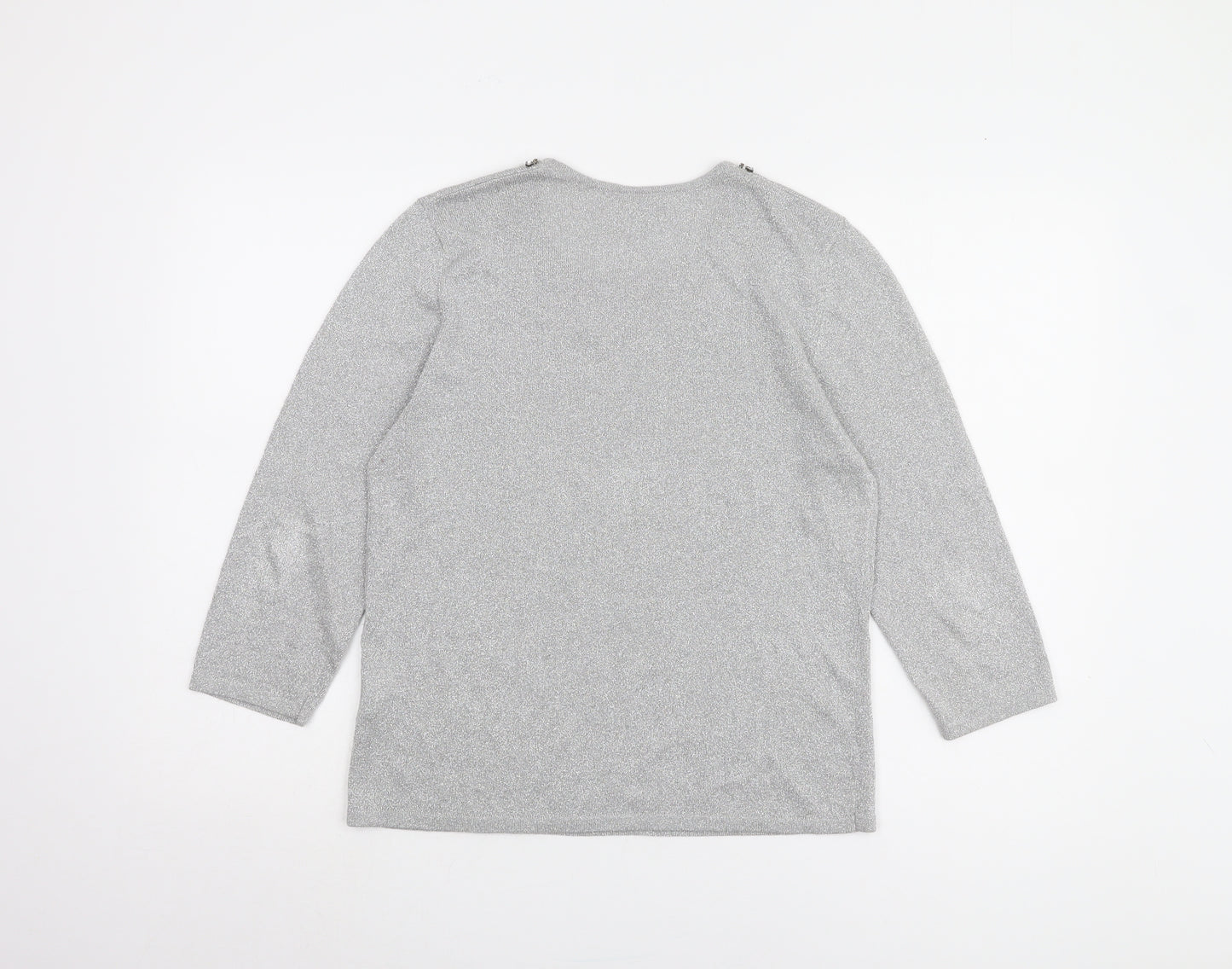 Eastex Women's Grey Pullover Jumper Size 12