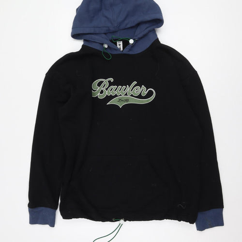GAYR Men's Black Pullover Hoodie - Regular Fit