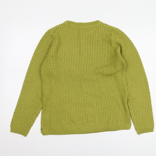 ISLE Women's Green Pullover Jumper, Size S