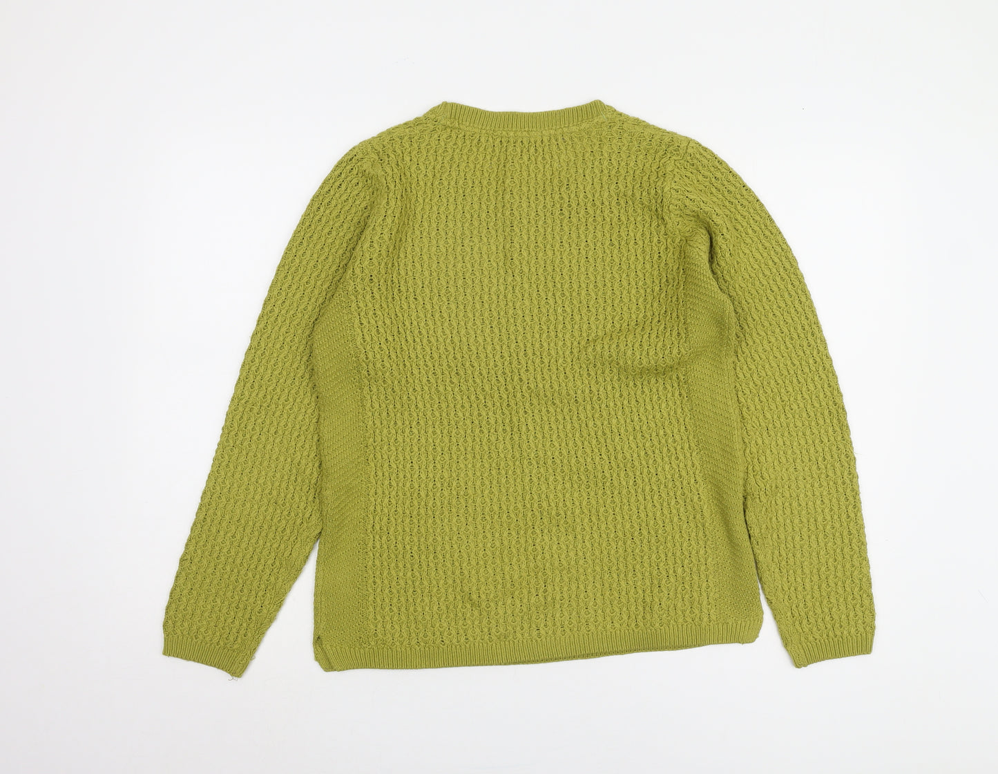 ISLE Women's Green Pullover Jumper, Size S