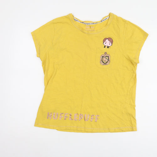Harry Potter Teens Yellow T-Shirt in Plus Size 14-16