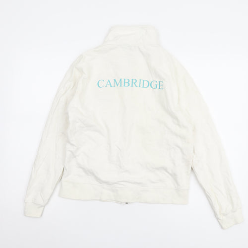 Skinfit White Cotton Unisex Jacket M Long Sleeve Casual
