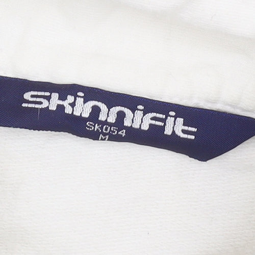 Skinfit White Cotton Unisex Jacket M Long Sleeve Casual