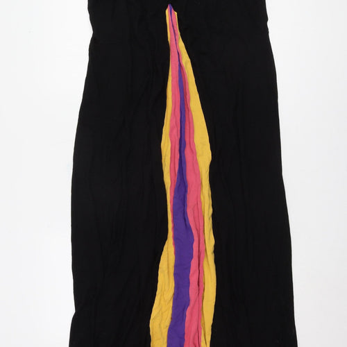 Anna Scholz Women's Black Long Slip Dress, Size 22