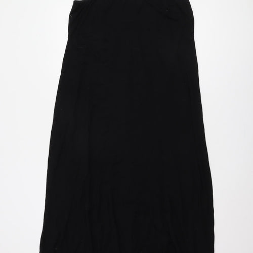 Anna Scholz Women's Black Long Slip Dress, Size 22