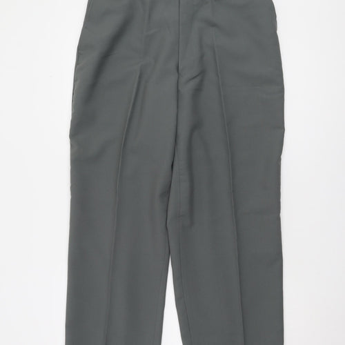 Lucci Men’s Grey Straight Trousers 40 S