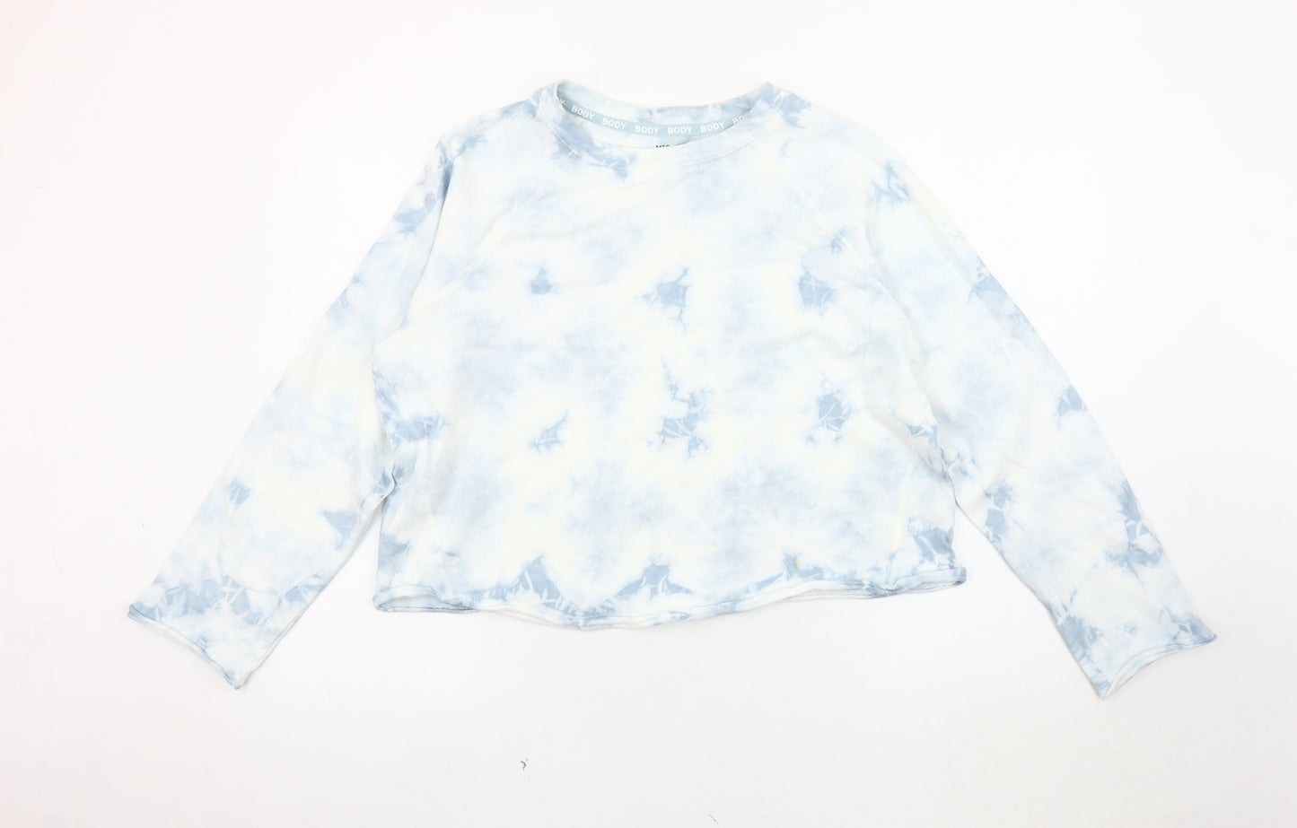 Marks and Spencer Women's Blue Tie-Dye Sweatshirt