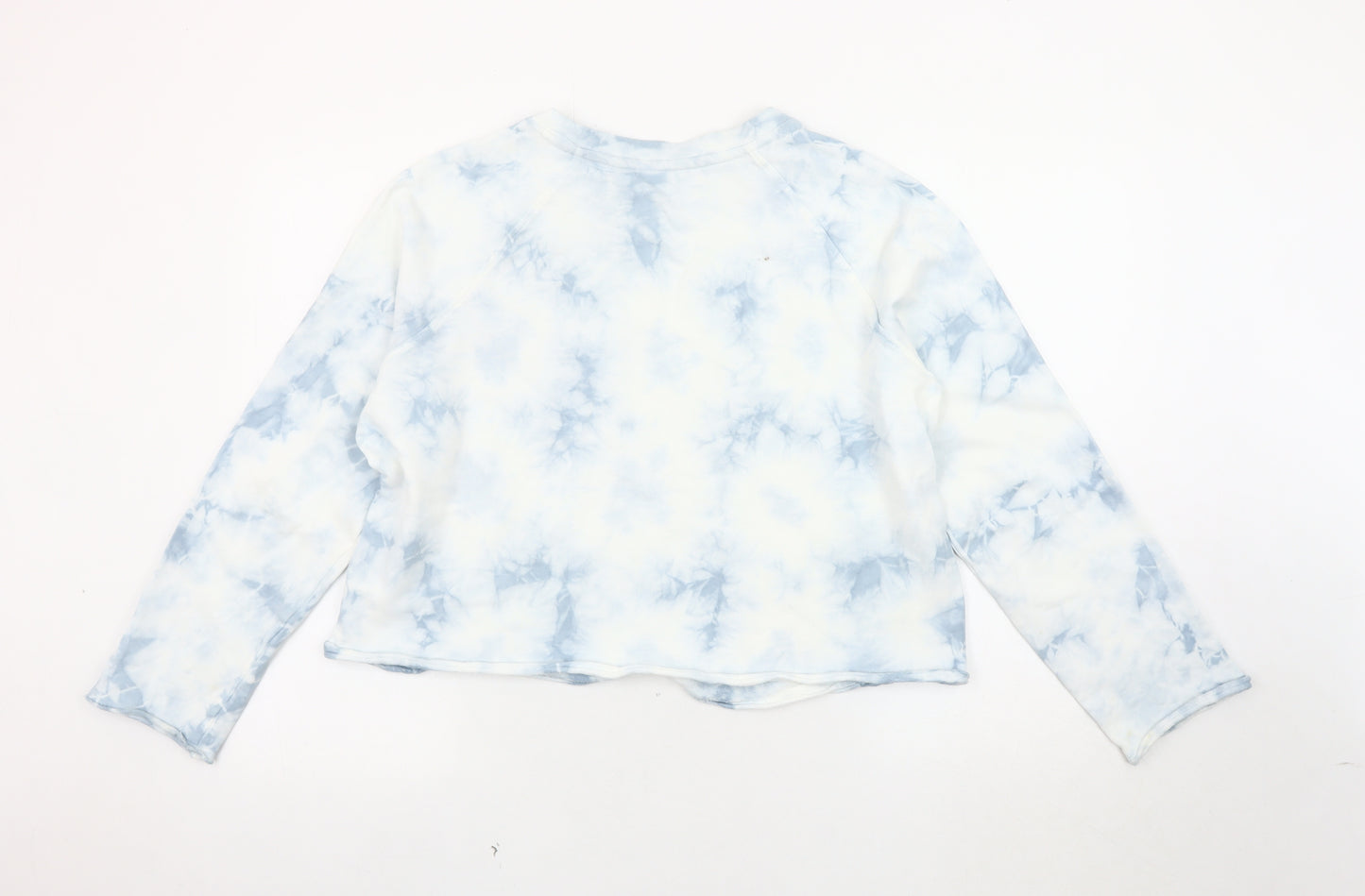Marks and Spencer Women's Blue Tie-Dye Sweatshirt