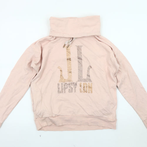 Lipsy Women's Pink Sweatshirt, Size M, Casual Style