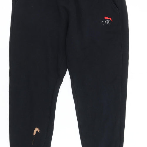 Puma Men's Black Sweatpants Size M Jogger Style