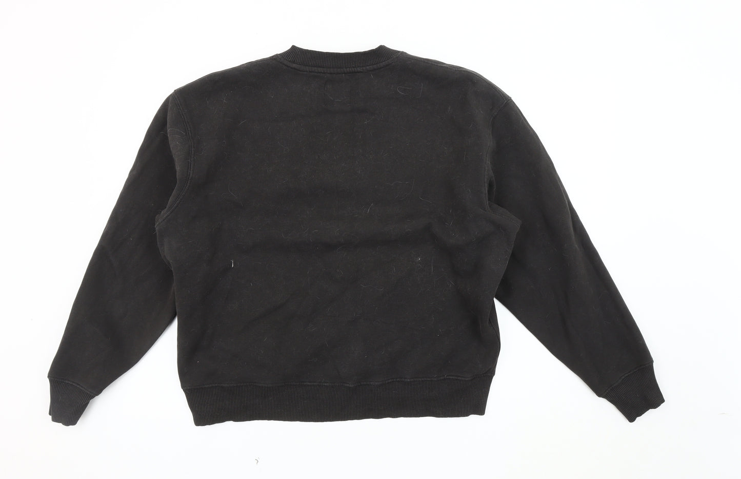 Superdry Unisex Black Pullover Sweatshirt Size 14