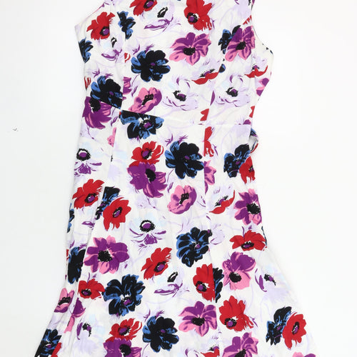 Autonomy Women's Multicoloured Floral Dress Size 14