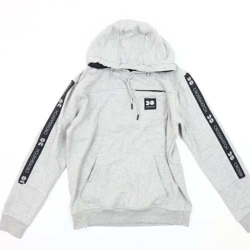 Crosshatch Men's Grey Pullover Hoodie M
