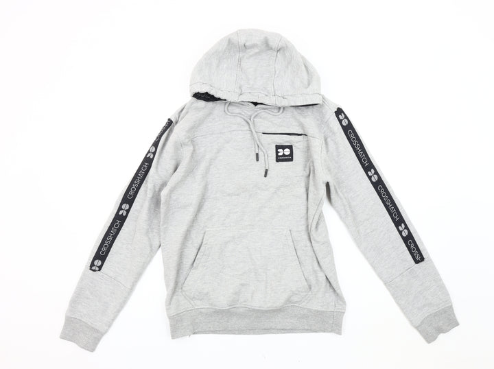 Crosshatch Men's Grey Pullover Hoodie M