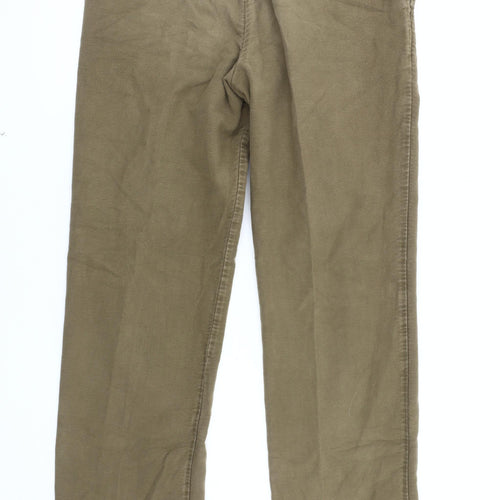 Marks and Spencer Men's Brown Chino Trousers L