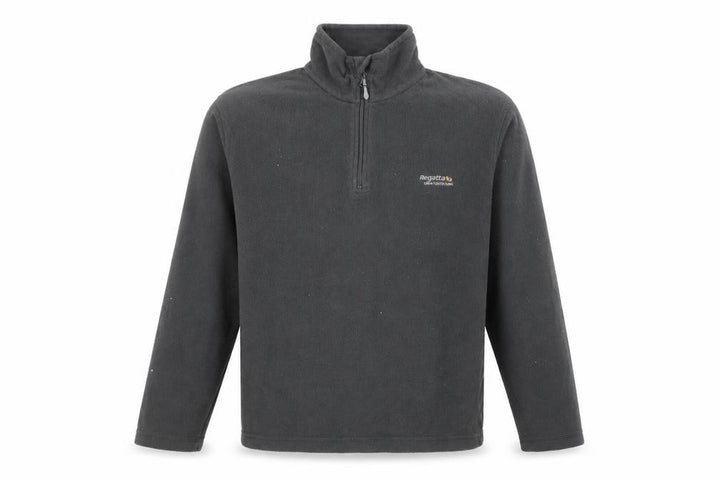 Regatta Men's Black 1/4 Zip Fleece Sweatshirt - S