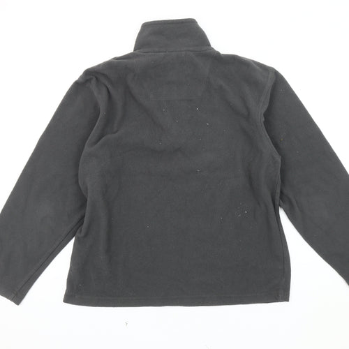 Regatta Men's Black 1/4 Zip Fleece Sweatshirt - S