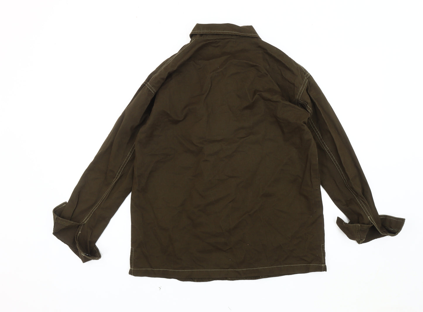 eight paris Men's Brown Embroidered Jacket S