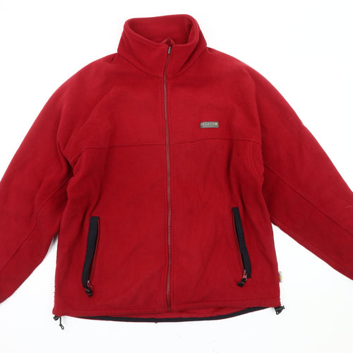 Regatta Men's Red Fleece Jacket M with Full Zip