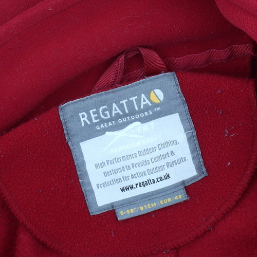 Regatta Men's Red Fleece Jacket M with Full Zip