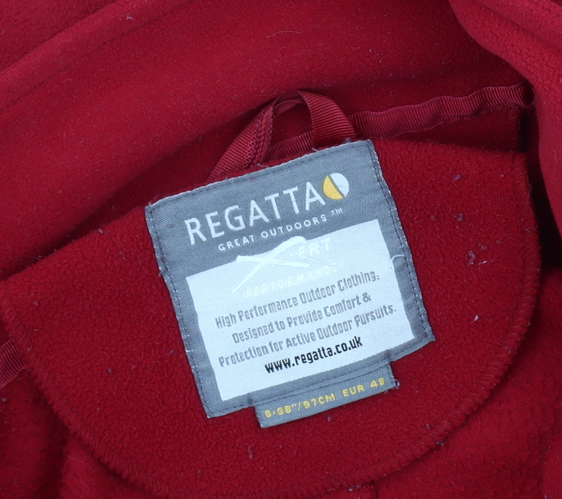 Regatta Men's Red Fleece Jacket M with Full Zip