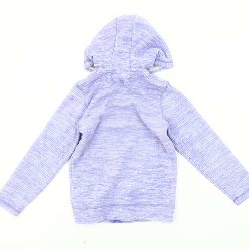 Mountain Warehouse Girls Purple Hooded Jacket 7-8 Years