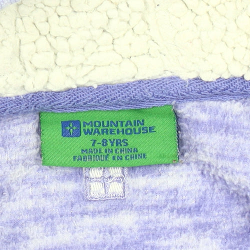 Mountain Warehouse Girls Purple Hooded Jacket 7-8 Years