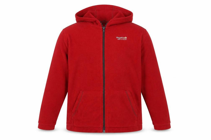 RegattaBoysRed Fleece Jacket Size 164 Hooded Casual