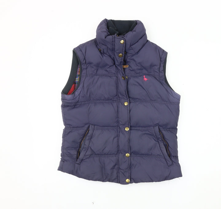 Jack Wills Women's Purple Puffer Waistcoat Size 10