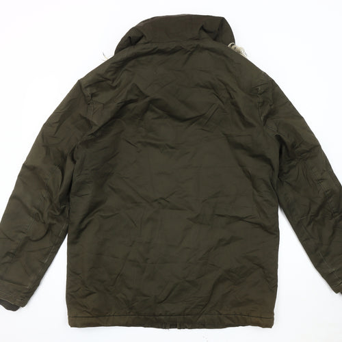 River Island Green Women's Parka Coat Size L