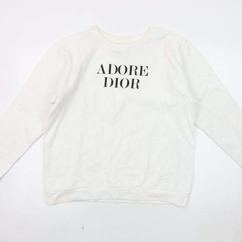 Anvil Women's White Pullover Sweatshirt M