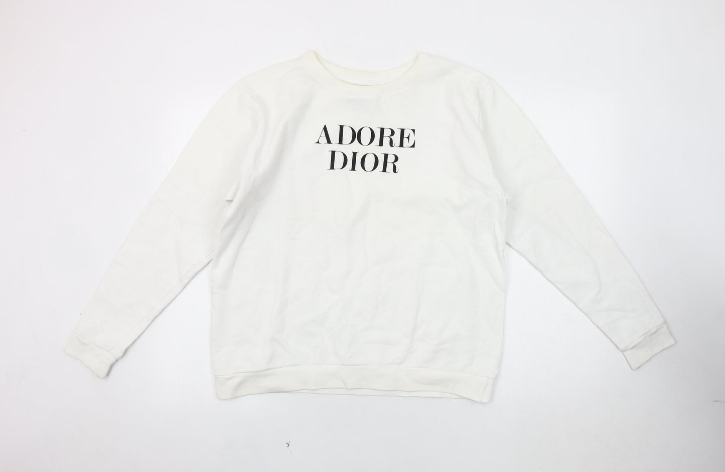 Anvil Women's White Pullover Sweatshirt M