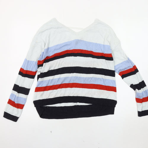 Marks and Spencer Women's Multicoloured Striped Jumper